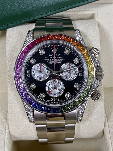 rainbow rolex daytona price|daytona rainbow rolex for sale.